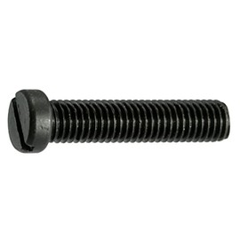Black Oxide Slotted Fillister Head Gun Screws - 10 pcs. (8-40 x 3/4")