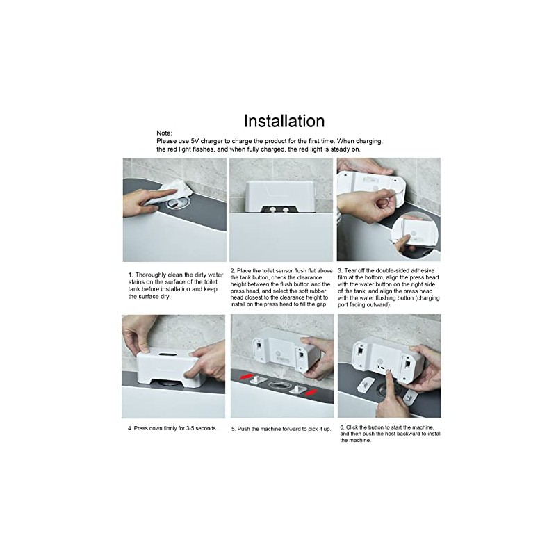 Automatic Toilet Flush, Intelligent Home, Automatic Toilet Flush, Intelligent Electric