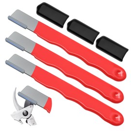 Anglekai 3PCS Garden Tool Sharpener, Pocket Knife Sharpener for Garden, Portable Blade Sharpening for Pruner/Pocket Knives Sharpening
