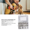 520Pcs Bolts Nuts Assortment Kit Metric M3 M4 M5 M6