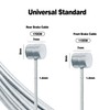 Laveroar 2 Pack Bike Brake Cables, Brake Cables Gear Cables