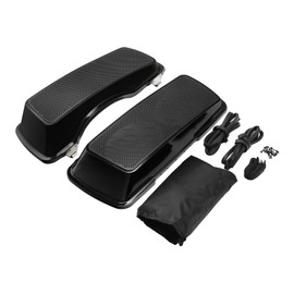 TCMT Saddlebags Dual 6x9 Speaker Lids Fits For Harley Touring CVO Road King Road Glide Electra Glide Street Glide Ultra Classic 1993-2013