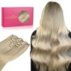 WENNALIFE Hair Extensions Clip In, 24 Inch 120g 7pcs Clip