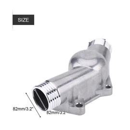 Cubierta de Carcasa de Termostato, Yctze Cubierta de Carcasa de Termostato de Aluminio con Junta Plateada de Repuesto para M3 Z3 E34 E36 11531722531 11531740437
