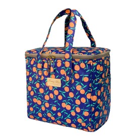 Kwang Min - Bolsa de almuerzo aislada para mujer, lonchera reutilizable, enfriador grande para oficina, picnic al aire última intervensión, tela impermeable de alta calidad, bolsa de almuerzo clásica
