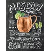 SHAWPRINT MOSCOW MULE METAL TIN WALL SIGN GIFT WALL KITCHEN