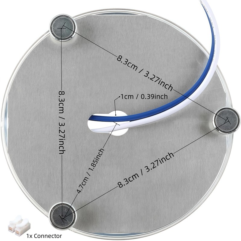 Ledytech 4 inch LED Retrofit Light Kit for Ceiling Fan