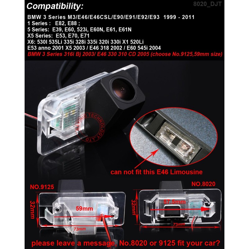 Dynavision Super Starlight pro Definition Vehicle Camera 170 Wide Angle