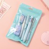 MOZXIRZ 6 Pcs Cute Pink Stationery Set Kawaii School Supplies