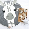 Soft Cotton Baby Play Mat Giraffe Pattern Wide Application Baby