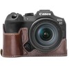Rieibi EOS R7 Case - Quality PU Leather Half Case