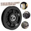 Totority Cable Pulley Wheel Fitness Accessory Black Pulley Wheel for