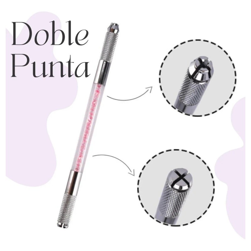 Kit Pluma Navaja Piel Practica Microblading Tatto Cejas Al Azar