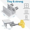 Sliding,Window Locks for Horizontal Sliding Windows,Window Security Lock with Key,Adjustable