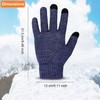 TOCOZOC Guantes de Invierno Con Pantalla Táctil Antideslizante Para Hombre