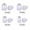 Lotsdonxia 8 Pairs Anti-Slip High Heel Protectors Durable Rubber Heel