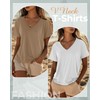 Riyiper 3 Pack Women's Tshirts V Neck Summer Trendy Short