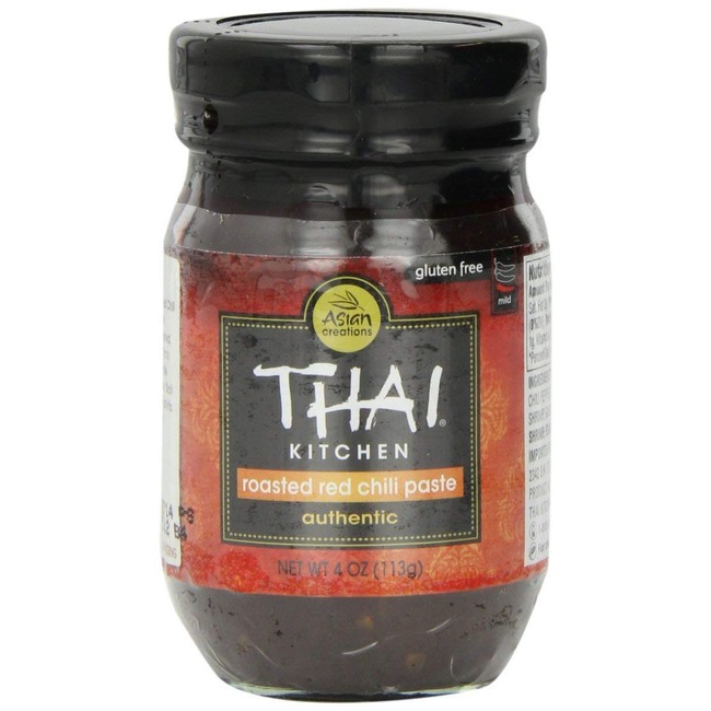 THAI KITCHEN | Gluten Free -Chili Paste-Roasted Red 4 Oz [1Pack]