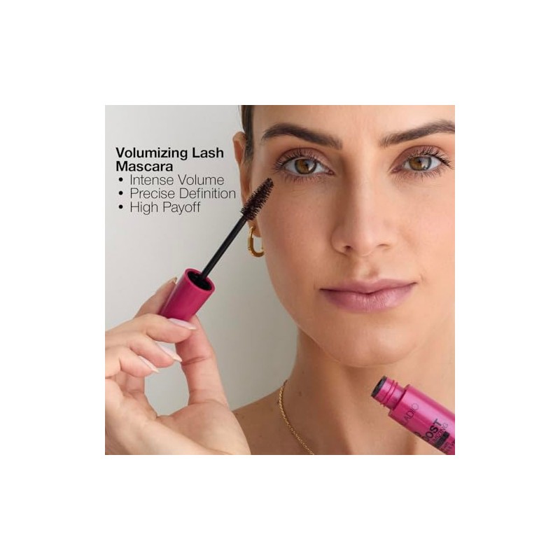 Palladio 4D Boost Volumizing Mascara Para Pestañas, Black