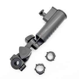 Strapazierfähiger, langlebiger 360 Grad verstellbarer Winkel, universal, super stark, winddicht, Golfschirmhalter für Golf, Trolley, Mobilität, Rollstuhl, Strandkorb, Kinderwagen