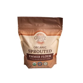 Sprouted Organic Ancient Grain Flour Collection by Granite Mill Farms, (Einkorn, Emmer, Spelt, & Kamut stone-milled flours), 30 oz. 4-pack