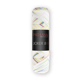 Topflappengarn 50 g Joker 8 Colour – Colour: 538 – Pastel Mix