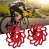 Bicycle Ceramic Pulley, 2 Piece Ceramic Pulley Aluminum Alloy Rear