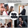 Headset Microphone Covers Foam, Lapel Headset Microphone Windscreen Sponge Foam