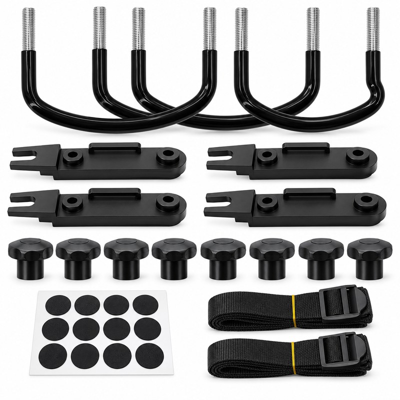 Universal Roof Box U-Bolt Mounting Kit for Car – 4