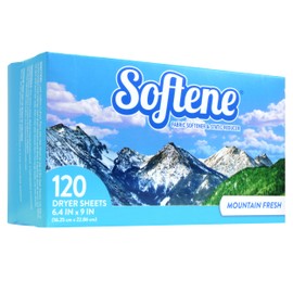 Softene Mountain Fresh Dryer Sheets 120ct