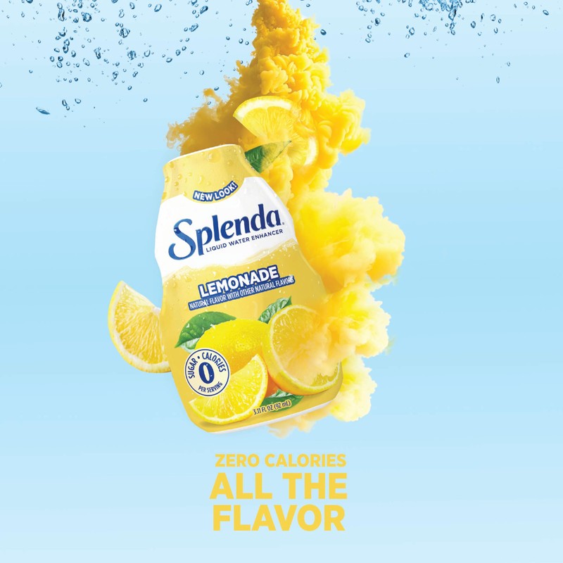 SPLENDA Liquid Water Enhancer Drops, Sugar Free, Zero Calorie, Natural