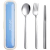 DEVICO Utensils for Lunch Box, Portabl Korean Chopsticks Fork and