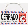 Letrero Abierto/ Cerrado Para Barbería