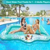 83" X 63" Extra Large Inflatable Tanning Pool Float Lounger