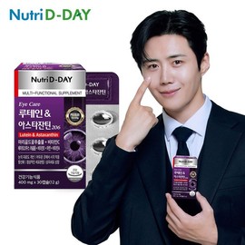 NutriDDay NutriDDay Eye Care Lutein & Astaxanthin 206 1 Box 30 Capsules / 뉴트리디데이 뉴트리디데이 아이케어 루테인 앤 아스타잔틴206 1박스 30캡슐