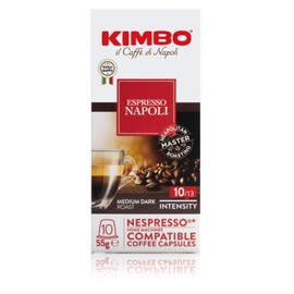 Kimbo Espresso Napoli Nespresso Capsules, 100% Arabica Coffee (Pack of 100 Capsules)