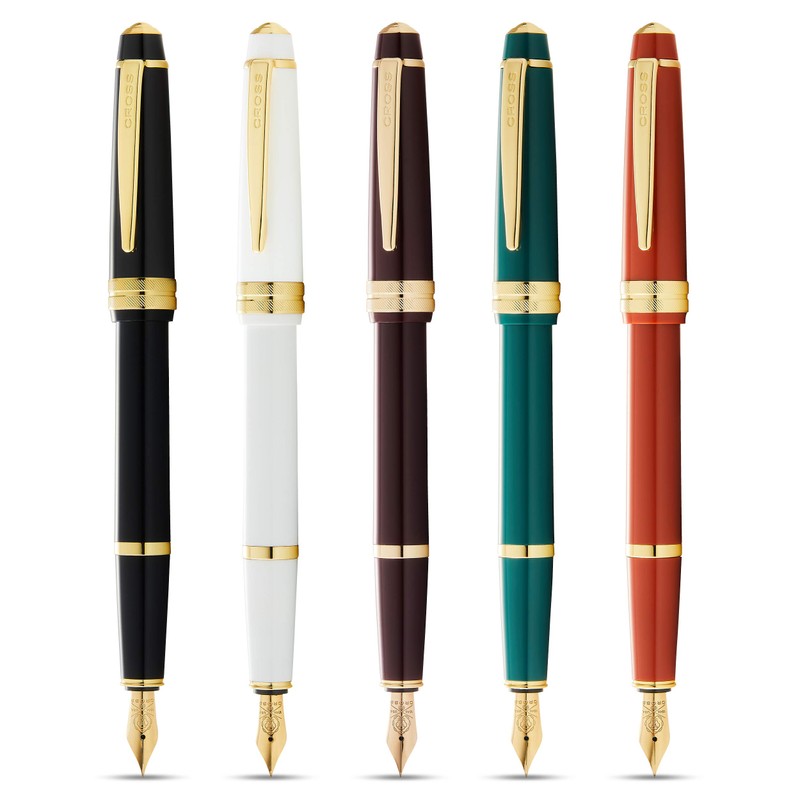 Cross Bailey Light XF Fountain Pen - Black Lacquer with