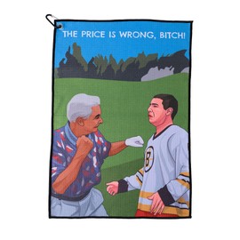 ZEETY ZEETY Funny Golf Towel C 16" x 24" Premium Microfiber with Clip Holder for Golf Bags C Golf Accessories & Gifts for Men and Women (Price is Wrong)