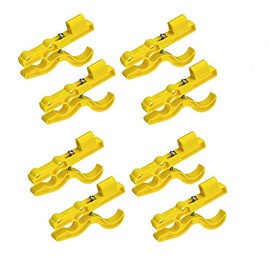 Kemo Z001 Roof Clamps Set of 8 for FG025 Set + FG025. For Fixing Bare Wires. Includes 8 Roof Brackets + 8 Screws