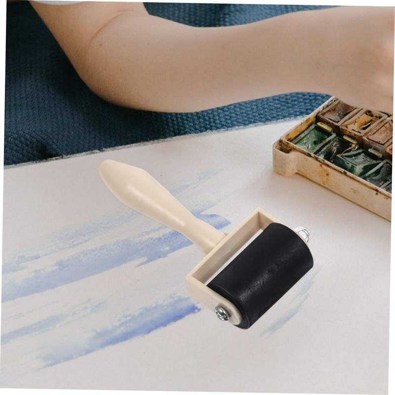 Gadpiparty 5 Pcs Printmaking Roller Ergonomic Ink Roller for Art