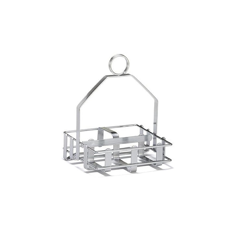 Tablecraft Chrome Plated Salt and Pepper Shaker / Sugar Packet