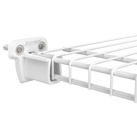 ClosetMaid 21941 Pre-Loaded 2.75-Inch Low-Profile Wall Brackets with Anchors for Wire Shelving, 250-Pack