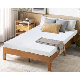 Capacmkseh Full Size Bamboo Charcoal Infused Cooling Gel Memory Foam Mattress for a Cool Sleep & Pressure Relief, Medium Firm Comfort & Supportive Mattresses, Bed in a Box, CertiPUR-US Certified