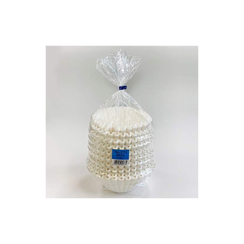 Kanae Paper Coffee Filter, 250 Count, 63-1355-55, White, 10.6 inches