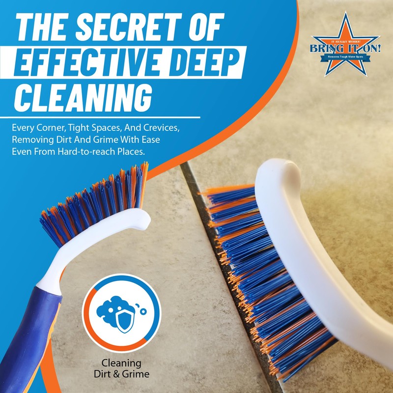 Bring It On Grout Cleaning Brush – Crevice Cleaning Brush