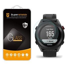 (2 Pack) Supershieldz Designed for Garmin Approach S12 Tempered Glass Screen Protector, Anti Scratch, Bubble Free