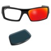 SOLODAD Replacement Lenses for Oakley Gascan OO9014 Sunglasses Polarized-Lava Red