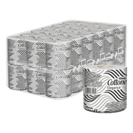 Papel Higiénico Kleenex Cottonelle Elegance 360 Hojas Dobles 36 Rollos