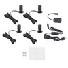 4pcs LED Display Spot Lights 5V Dimmable USB Mini Spotlight