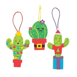 Fun Express Christmas Cactus Ornament Craft Kit